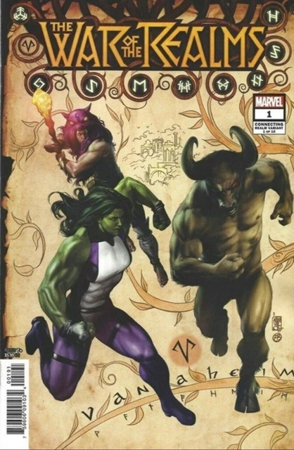 War Of The Realms #1 (2019) Connecting Realm Variant, Camuncoli, Marvel, Nm