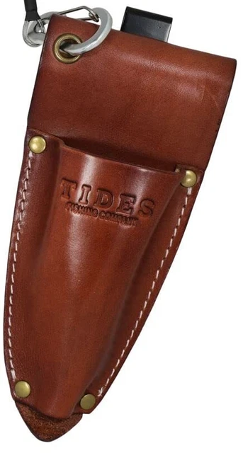 Leather sheath for fishing pliers with stainless steel metal clip. Universal ...