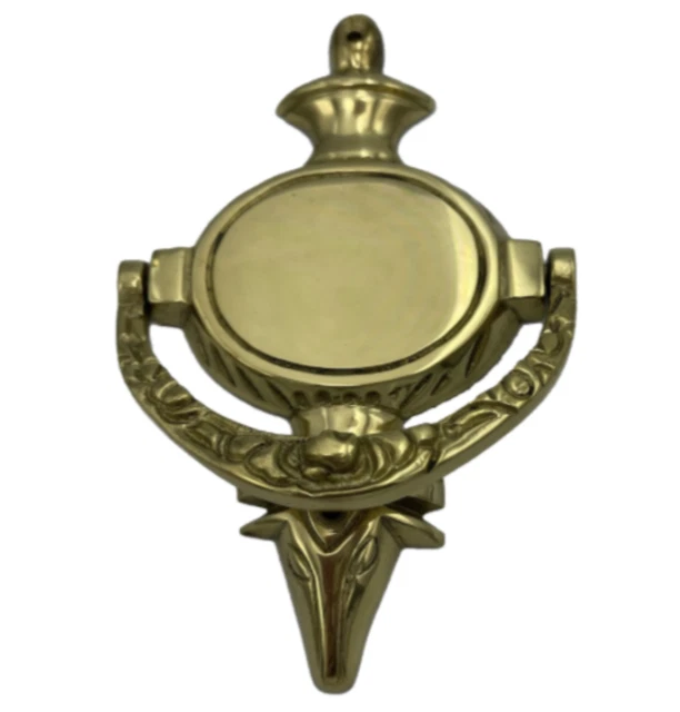 Solid Brass Victorian Door Knocker Garden Home Decor Item