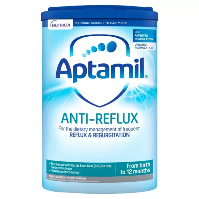 Aptamil Anti-Reflux Baby Milk Formula Powder from Birth to 12 Months 800g