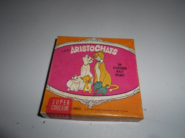 Vintage ancien Film Super 8  LES ARISTOCHATS