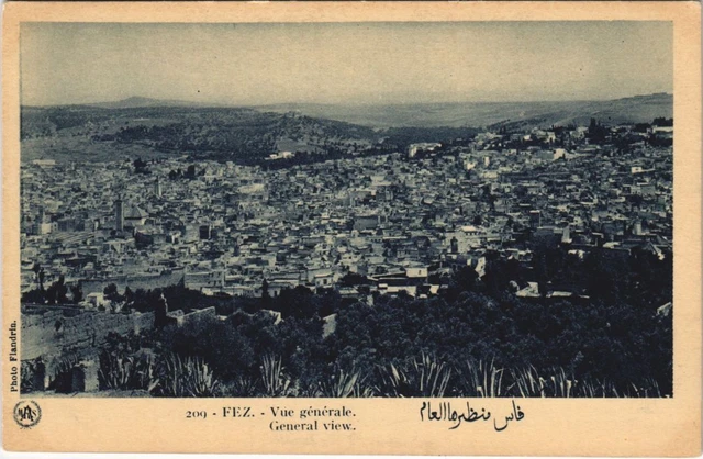 CPA AK MAROC FEZ Vue générale Flandrin (37776)
