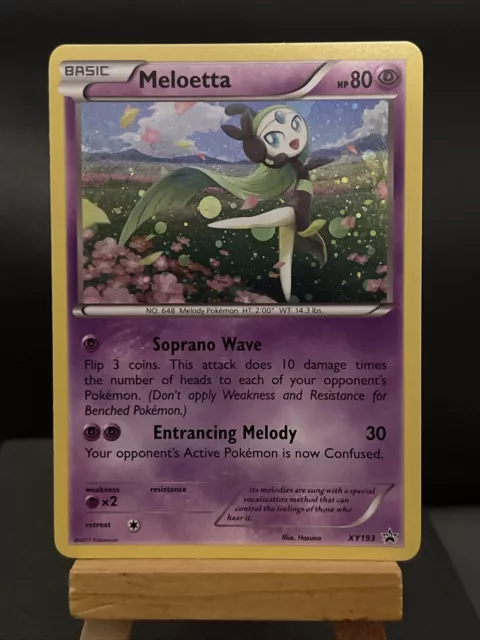 Meloetta Promo XY193 Values - MAVIN