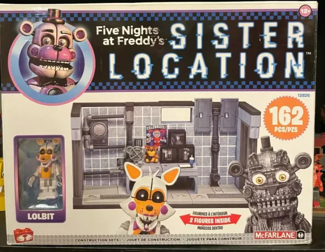 McFarlane Five Nights at Freddy's Private Room Construction Set [Lolbit &  Jumpscare Funtime Freddy] 