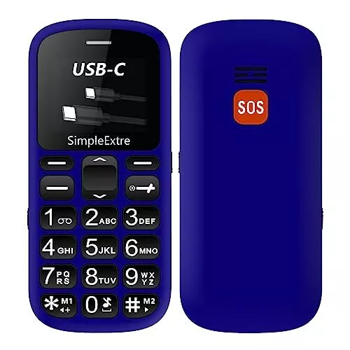 SimpleExtre Senior 1 téléphone Portable pour Personnes âgées sans contrat, télép