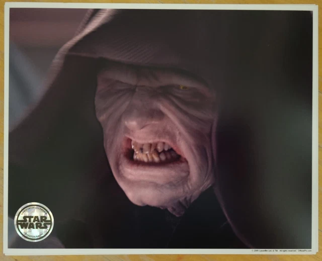 Official Pix Unsigned 8x10 Photo Emperor Palpatone Ian McDiarmid Star Wars OPIX