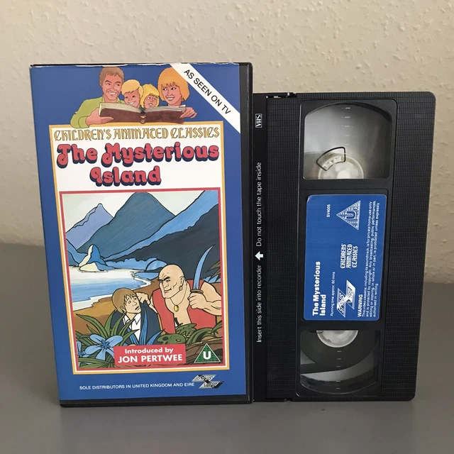 THE MYSTERIOUS ISLAND Vhs Video Children’s Animated Classics Jon