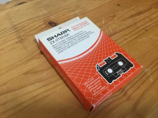 Sharp Font Writer ZX-2TM1BK Multi-Strike Ribbon cassettes (pack of 2)