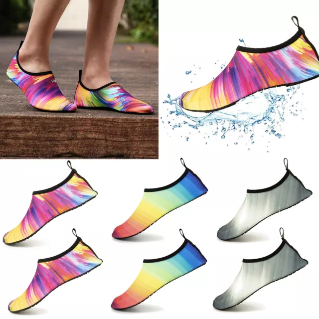 Womens Mens Barefoot Water Skin Shoes Socks Beach Swim Surf Yoga Quick Dry Shoes