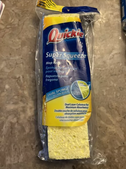 Quickie Super Squeeze Mop Refill #0502, Fits Quickie Mop #050