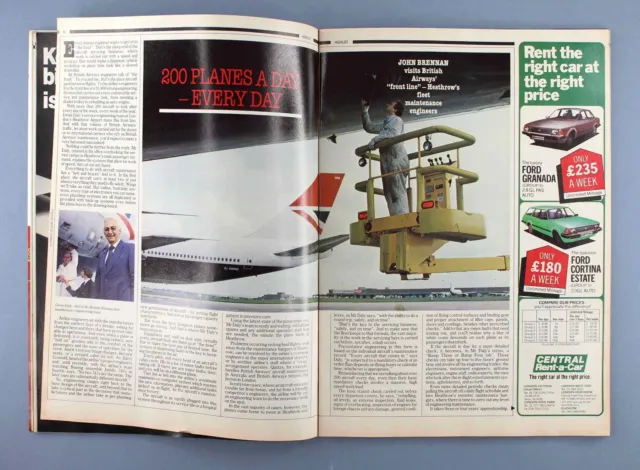 British Airways Highlife Airline Inflight Magazine August 1981 European Club Ba 4