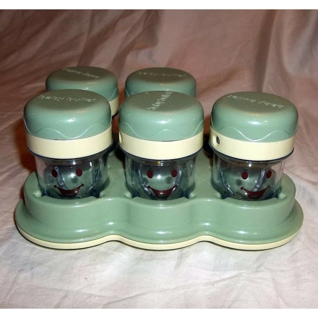 Baby Bullet Magic Bullet lote de 5 tazas de almacenamiento esfera de fecha bandeja de almacenamiento