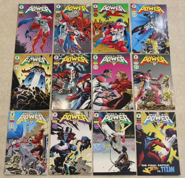 WILL TO POWER #1 - 12 (1994) Complete Set NM (Dark Horse Comics) !!