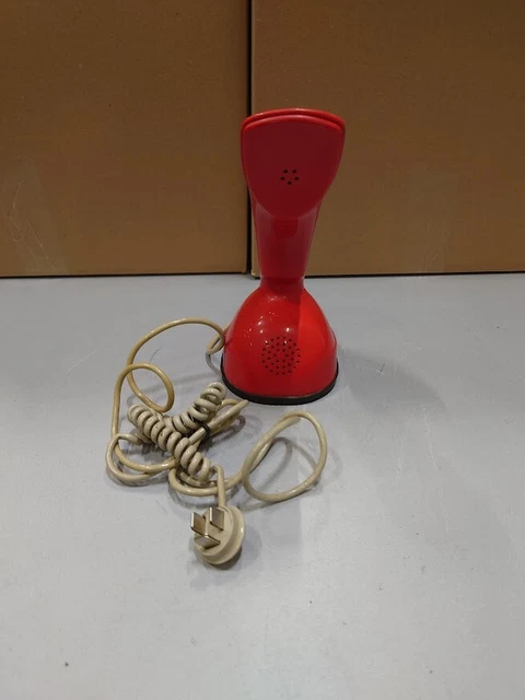 Red Work Phone VINTAGE RED ROTARY Phone - Used, Working, Signs of Wear £15.37 ...