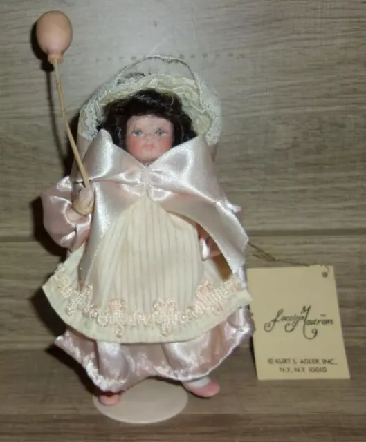 KSA Kurt Adler Collectibles Jocelyn Mostrom Girl w/Balloon Doll Ornament