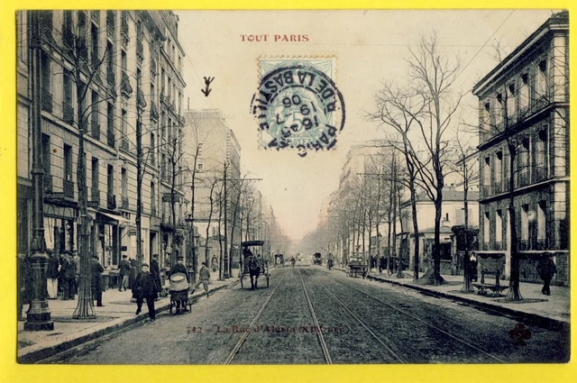 1906 FLEURY 75 Collection PARIS La Rue d'ALÉSIA Anime