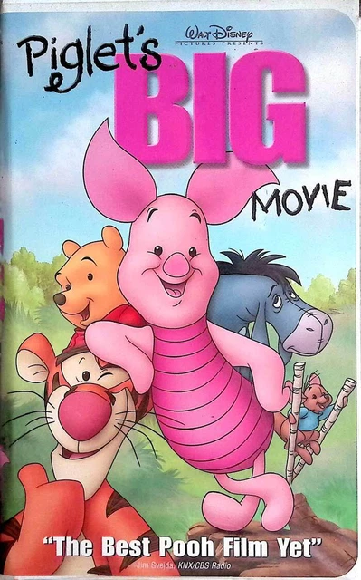 WALT DISNEY PRESENTS: Piglet's Big Movie [VHS Clamshell 2003] / John ...