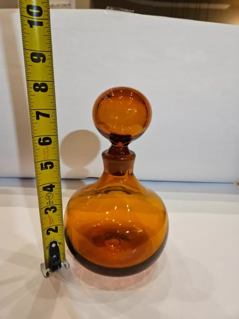 Blenko Amber /wheat Decanter 636S