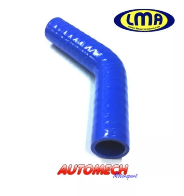 Motorsport Quality 25mm I.D Blue (3 PLY) 45 Degree Silicone Hose  (462/45)