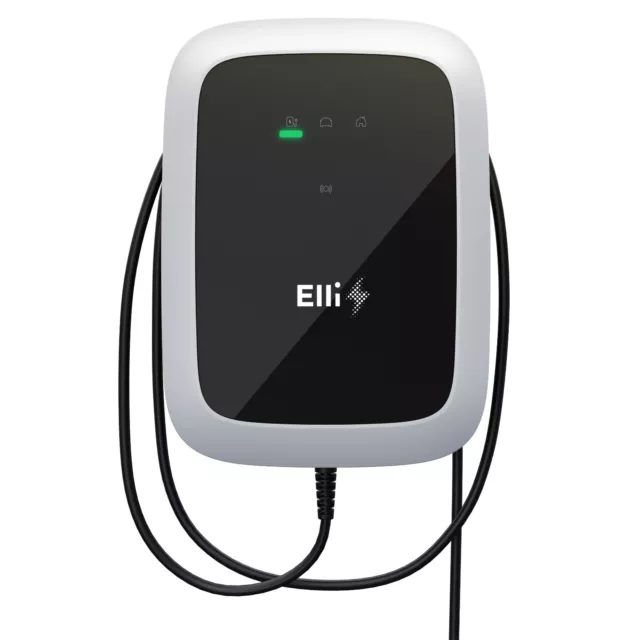 Elli Charger Connect Wallbox mit Kabel 7,5m, Typ2, App, WLAN, OCPP 2.0, EEBUS