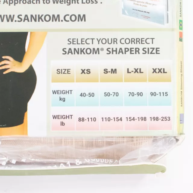 NEW SANKOM SHAPER Slimming and Posture Size XXL Beige Body Minimizer ...