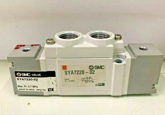 SMC SYA7220-02 5/2 Double Pilot Air-Operated Pneumatic Directional Valve 1/4"