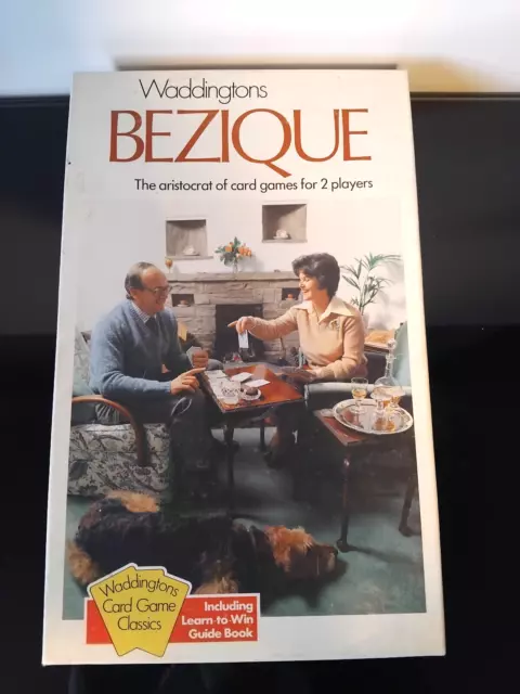 Bezique Card Game 1970s Boxed with Learn to Win Guide  Waddingtons for 2 Players
