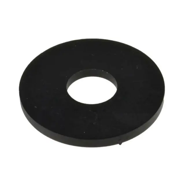Qty 2 Nylon Mudguard Washer M16 (16mm) x 50mm x 3mm BLACK Flat Penny UV