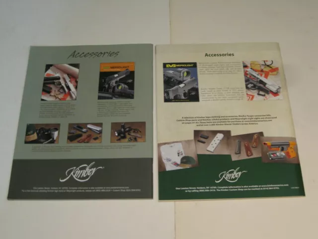 2 KIMBER Catalogs - 2005 & 2006 2