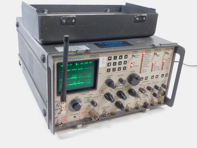 Motorola R2038D/HS Communications Service Monitor Analyzer (working well) Motorola R2038D/HS Communications Service Monitor Analyzer (working well)