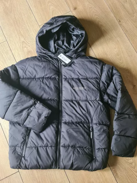 Junior Girl's Mckenzie Hannah Black Padded Coat/Jacket Age 10/12yrs BNWT