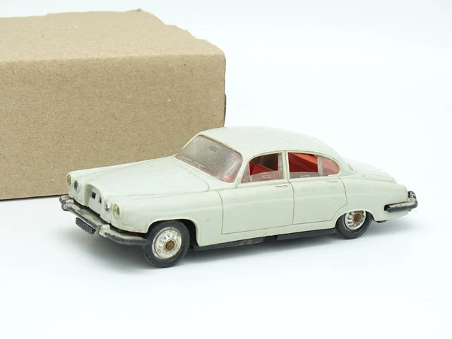 Norev 1/43 Jaguar 2L4 – Bleu – Plastique France – Boîte D'origine