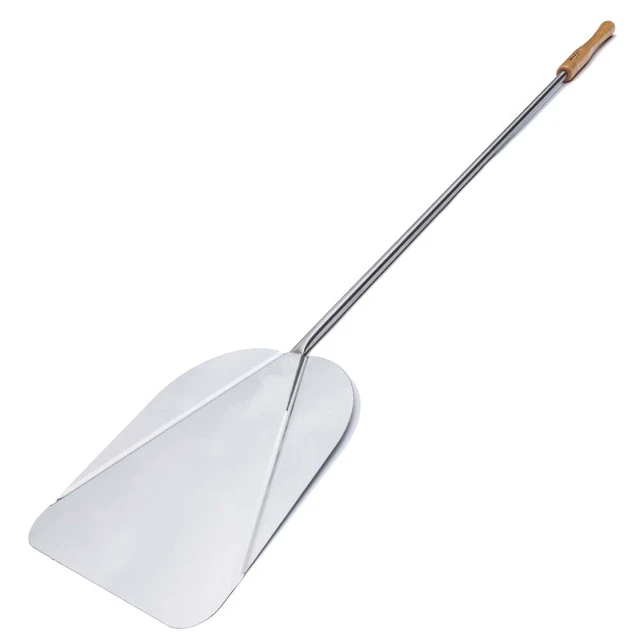 SET de 4 PELLES À PIZZA - KIT pelle à pizza POUR FOUR À BOIS EN ACIER INOX 3