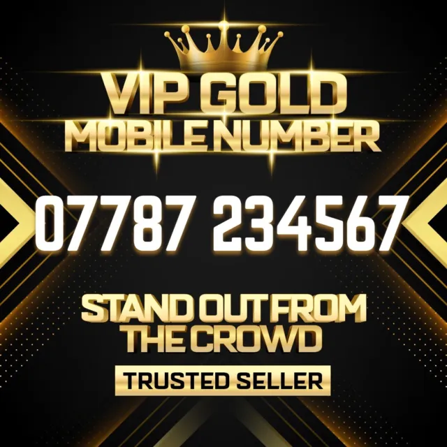 07787 234567 scheda SIM numero di telefono VIP oro platino business facile facile