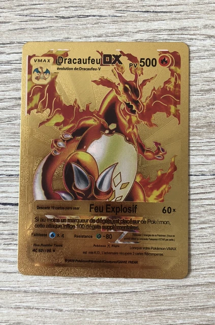 CARTE POKEMON DRACAUFEU OX EN OR Version Fran aise Avec Pochette carte-pokemon-dracaufeu-ox-en-or-version-fran-aise-avec-pochette