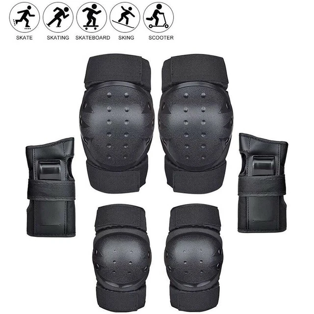 ADULTS EVA GASKET Knee And Elbow Pads With Wrist Guards Protective Gear