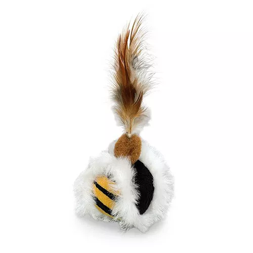 Nobby Jouet pour Chat Peluche Balle avec Plumes, Avec Catnip, Neuf