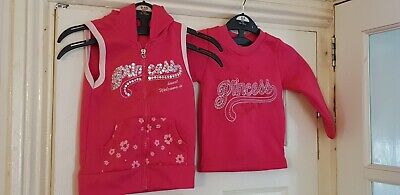 Girls' Deep Pink Gilet and Jumper Bundle (2 items) Age 2 years