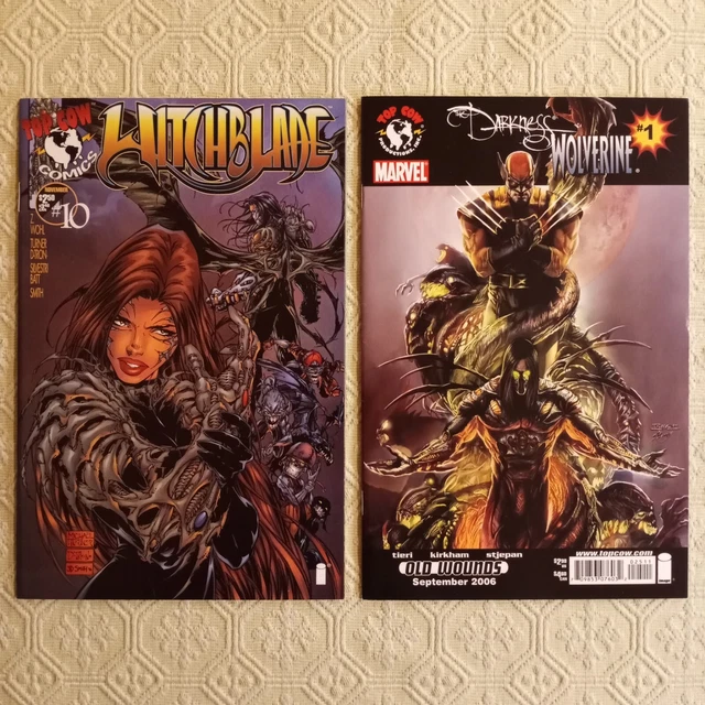 Witchblade 10 & Darkness Wolverine 1 NM 1st appearance 1996 Top Cow Comics