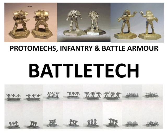 Patha Rockets BATTLETECH RAL PATHA Miniatures Multilist Infantry Protomechs multi EUR ...