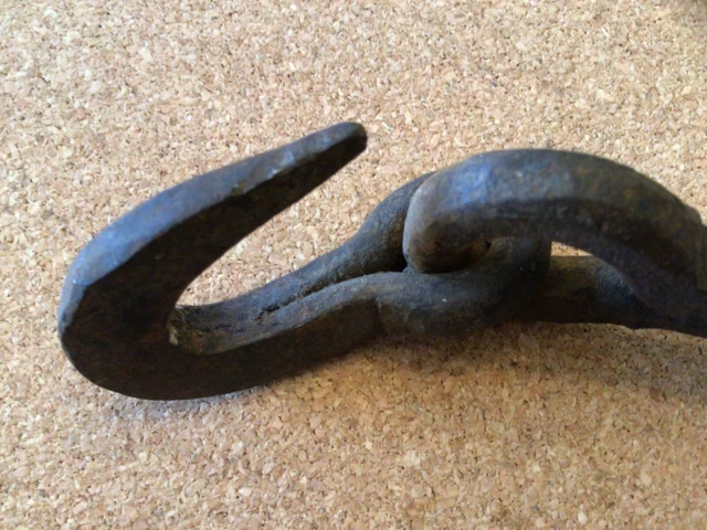 Rare Blacksmith Made Hook & Eye Bolt Excellent 8