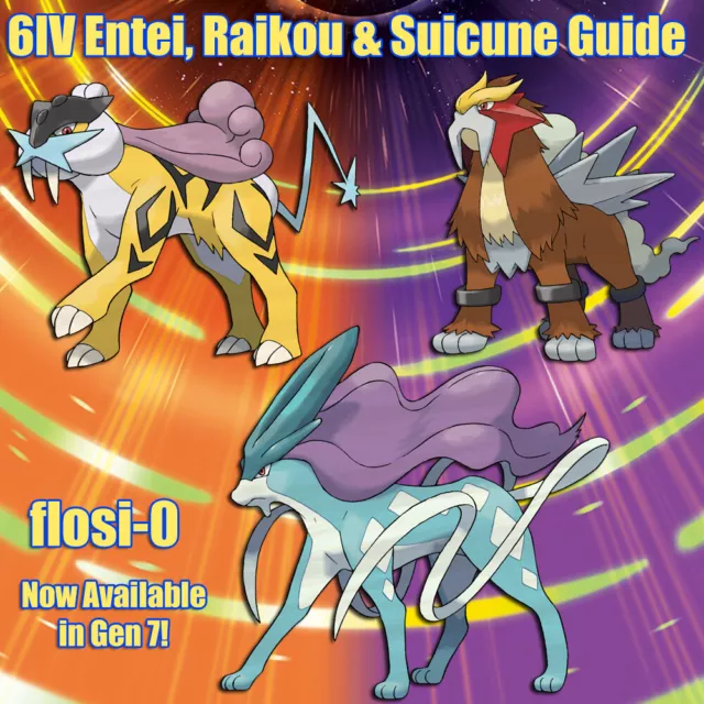 SUICUNE + RAIKOU + ENTEI ✨Ultra Shiny 6IV✨ Pokemon SWORD and SHIELD  Legendaries