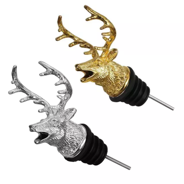 Zinc alloy pourer with engraved animal design guaranteed quality craftsmanship