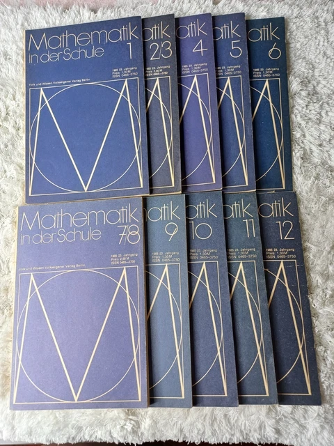 DDR UNTERRICHTSHILFEN LEHRER Studium Mathematik in der Schule Klasse 1 ...