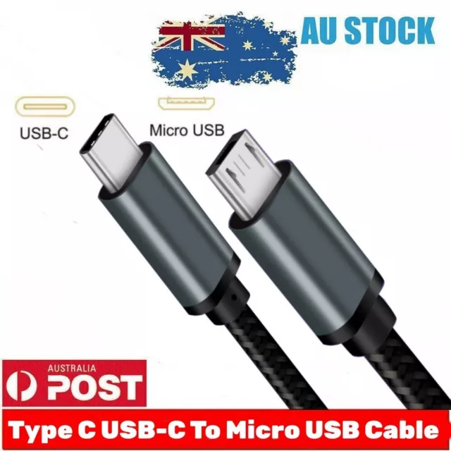 USB Type C To Micro USB Cable 1M USB-C USB C to Micro USB OTG Sync Data Charging