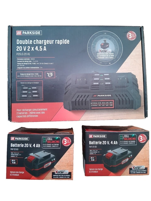 Batteria Parkside 20V 4Ah Originale Per Apparecchi X20VTeam - Solo Per Serie X20 V - Foto 12