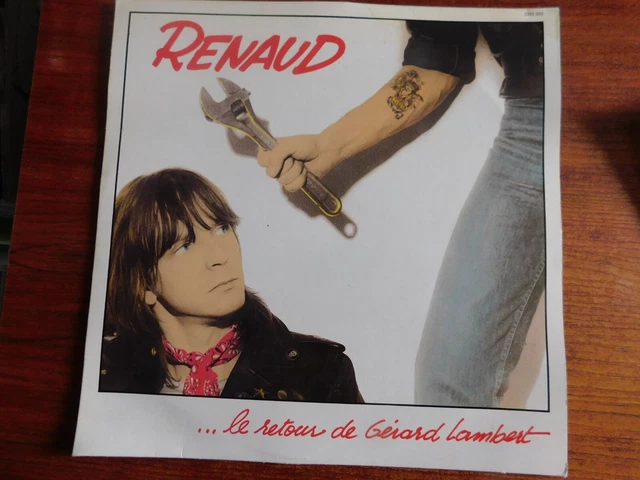 VINYLE 33 TOURS Renaud Le retour de Gerard Lambert avec les textes des chansons VINYLE 33 TOURS Renaud Le retour de Gerard Lambert avec les textes des chansons