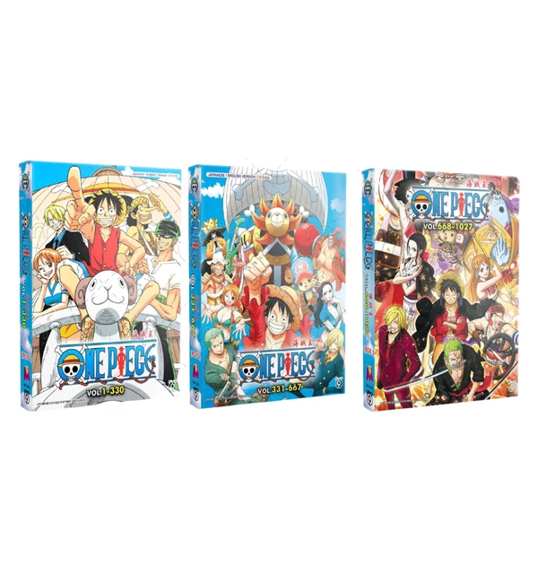 ONE PIECE COMPLETE Series Boxset DVD Vol.1 720 English Dub End DHL