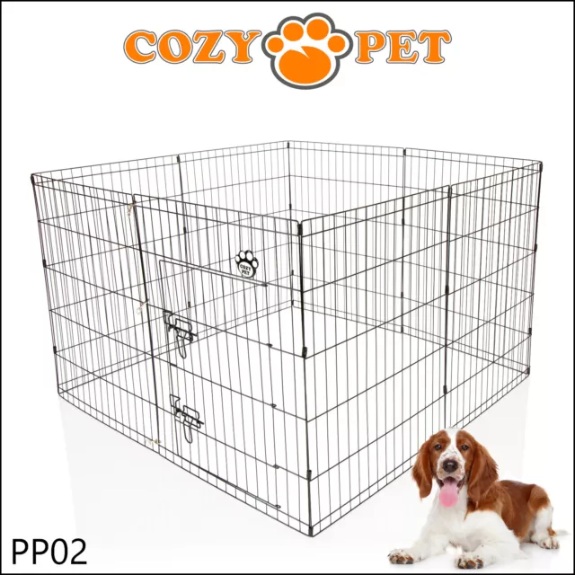 Playpen 76cm High by Cozy Pet Dog Rabbit Puppy Play Pen Cage Run crate PP02