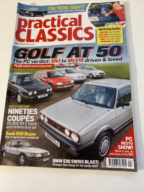 Latest Issue Of Practical Classics Magazine - April 2024 - Car - VW Golf At 50